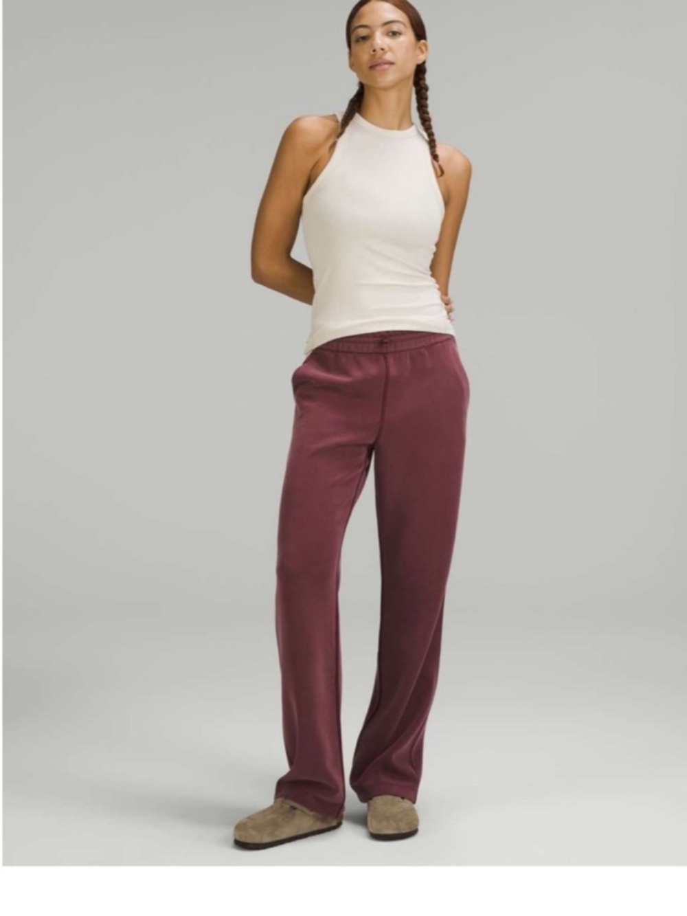Lululemon‎ Purple Softstreme Wide-leg Sz. 10